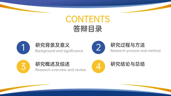 简约学术风毕业答辩PPT模板
