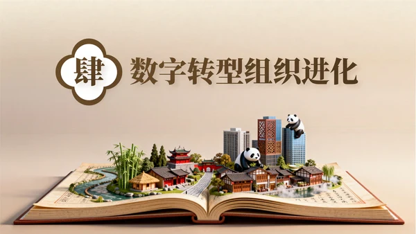 棕色中国风旅游行业工作总结PPT模板