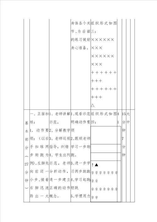 排球正面屈体扣球技术教学教案3