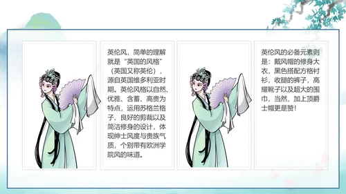 中国传统服饰历史演变过程汉服PPT模板