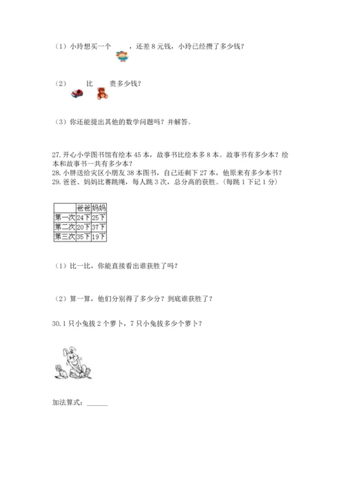 小学二年级上册数学应用题100道精品【夺冠系列】.docx