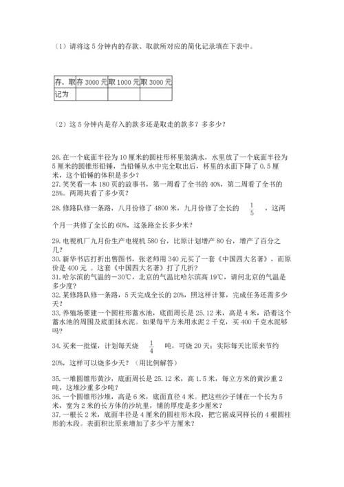 小升初数学应用题50道及参考答案1套.docx