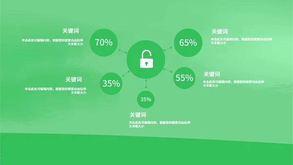 绿色卡通风营销活动促销策划方案PPT模板