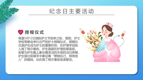 国际护士节最美天使通用PPT模板