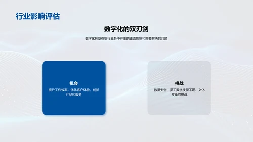 银行数字化转型探究PPT模板