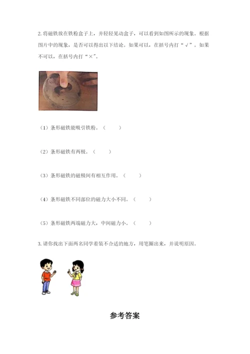 教科版小学科学二年级下册期末测试卷附完整答案（典优）.docx