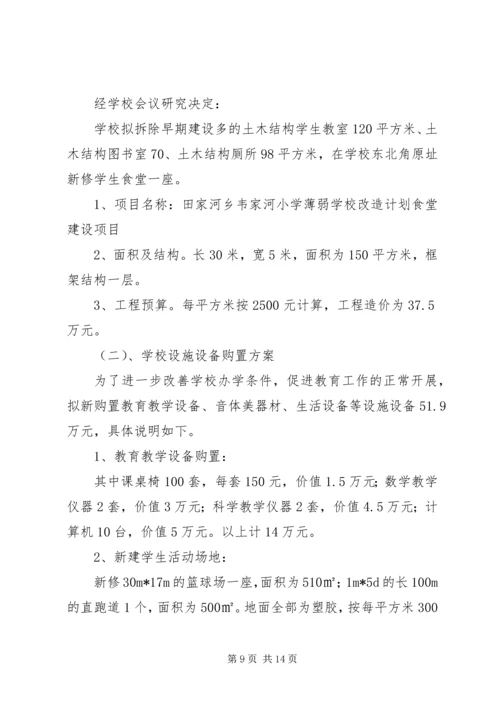 新庙小学薄弱村小改造工作计划.docx