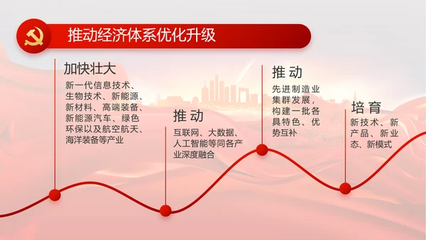 红色安定区脱贫攻坚精神年年终总结PPT动态模板