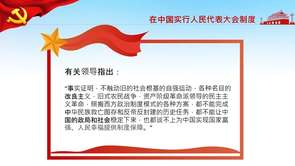 学习论中国共产党历史人民代表大会制度PPT