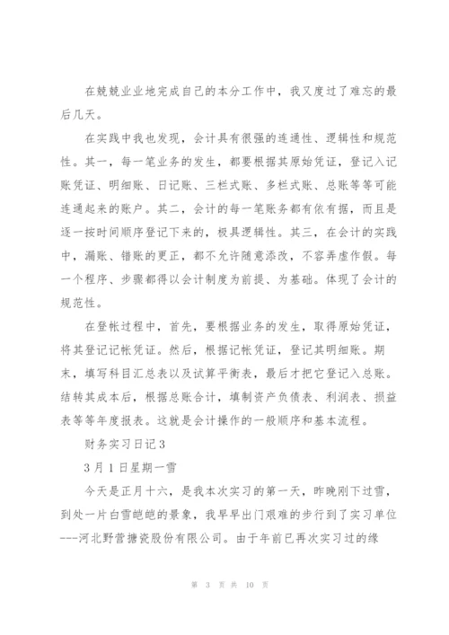 2022财务专业实习日记.docx