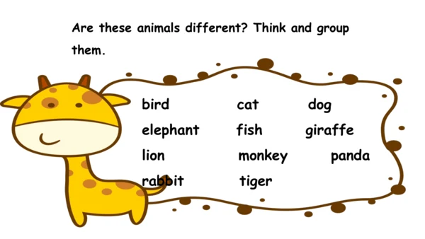 Unit 3 Amazing Animals Part C Project：Make a mind 