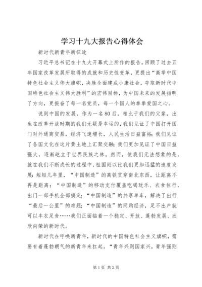 学习十九大报告心得体会 (27).docx