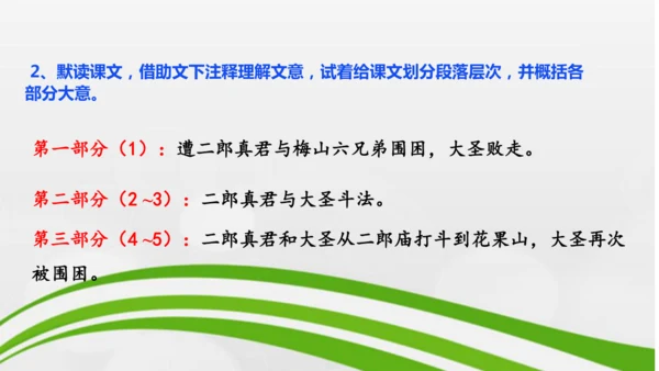 第21课《小圣施威降大圣》课件-2024-2025学年七年级语文上册同步备课优质课件（统编版2024