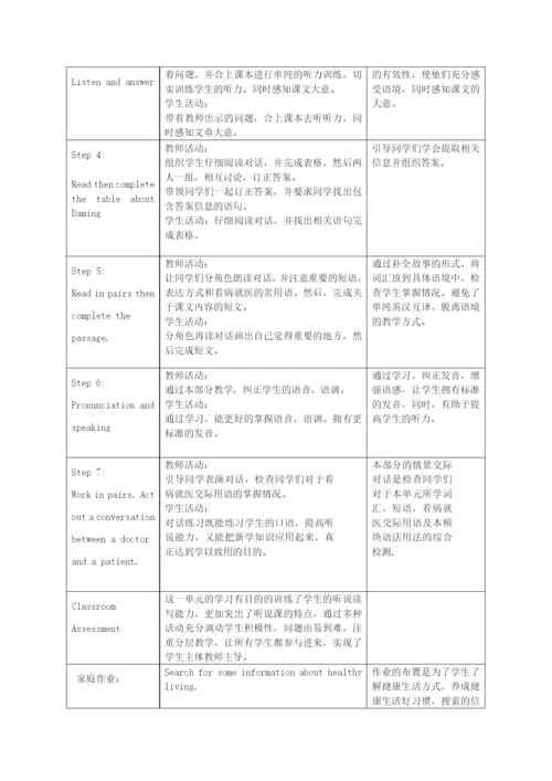 外研版八年级英语下册Module4 Unit1教学设计-免费英语教学资料下载.docx