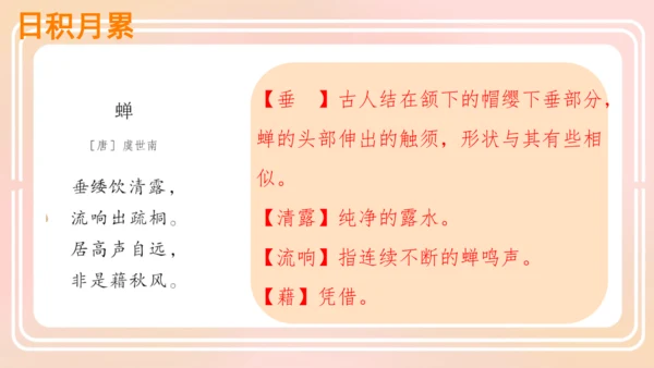 统编版语文五年级上册 第一单元 语文园地一  课件