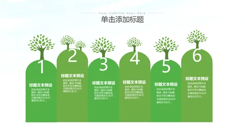绿色环保生态环境城市绿化工作总结汇报PPT