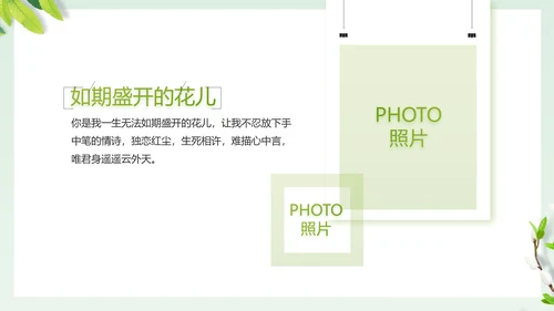 致青春毕业季大学毕业纪念册相册PPT