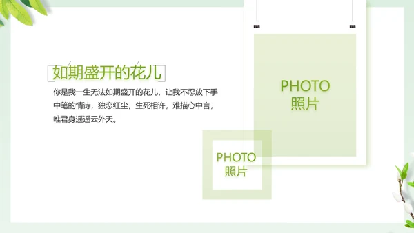 致青春毕业季大学毕业纪念册相册PPT