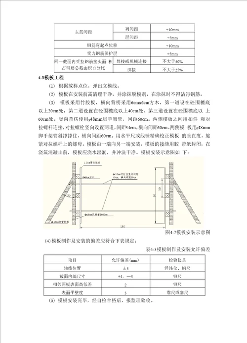 混凝土支撑、围檩及系梁施工方案