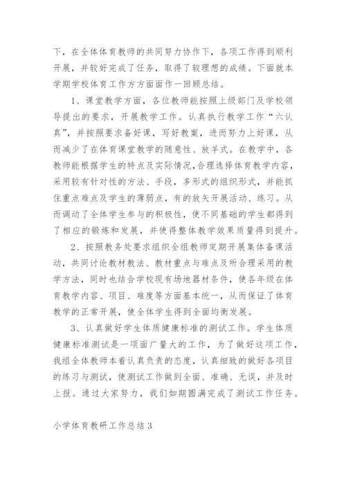 小学体育教研工作总结.docx