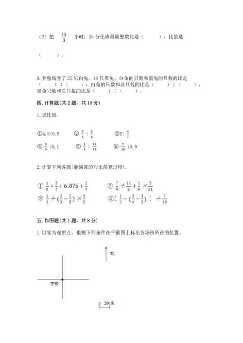 小学数学六年级上册期末考试卷附参考答案【名师推荐】.docx