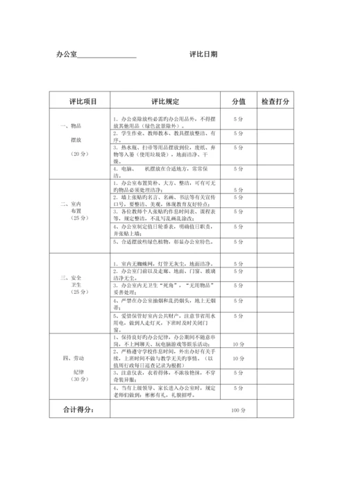 办公室评比方案.docx