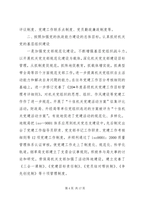 机关党建工作会议上的报告.docx