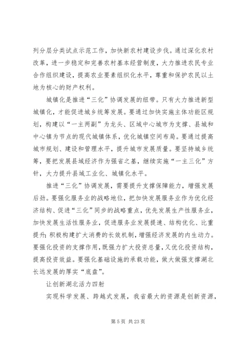 五论贯彻湖北第十次党代会精神.docx