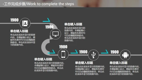 商务办公企业岗位竞聘报告通用PPT模板