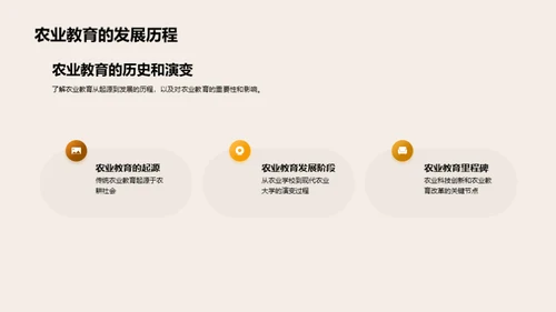 3D风农林牧渔教学课件PPT模板