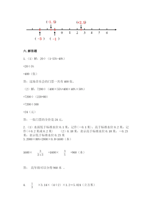 北师大版六年级下册数学期末测试卷a4版.docx