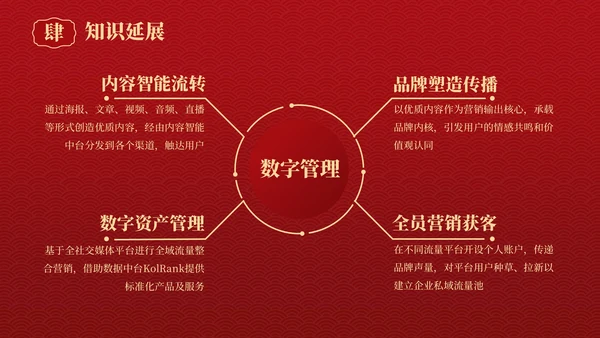 红色弘扬国学经典传承中华文化PPT模板