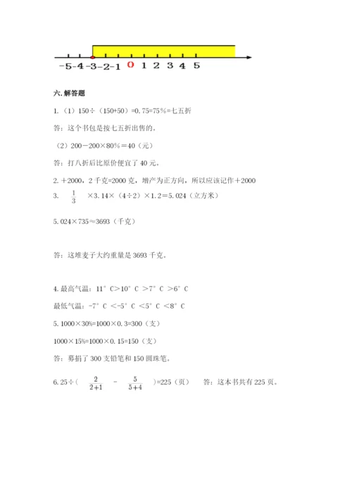 沪教版数学六年级下册期末检测试题附答案（培优a卷）.docx