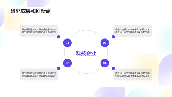 白色渐变科技毕业答辩通用PPT