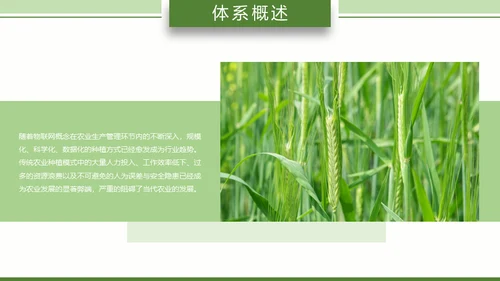 智慧农业耕地粮田通用PPT模板