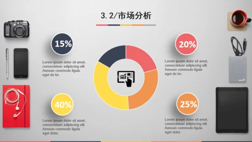 精致大气商务轻松的办公桌面通用PPT模板