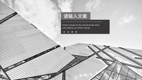 商务工作黑白风总结汇报通用PPT模板