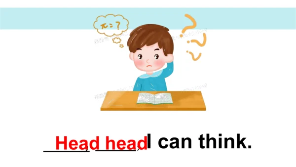 外研版一起一下Module4 Unit1 This is my head 课件