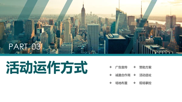 2019商务大气活动方案策划书PPT模板