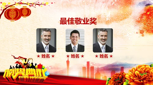 2017鸡年员工激励动员大会年会PPT