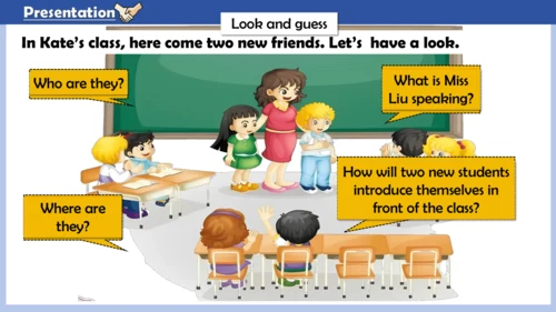 Unit 1 We have new friends .lesson 1-2 课件(共34张PPT)