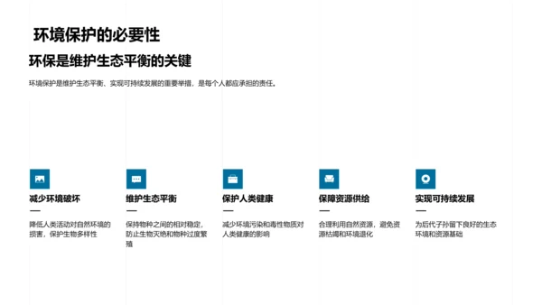 环境生物学讲解PPT模板