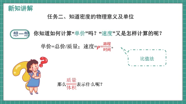 人教版物理八年级上册6.2《密度》课件（34页ppt）