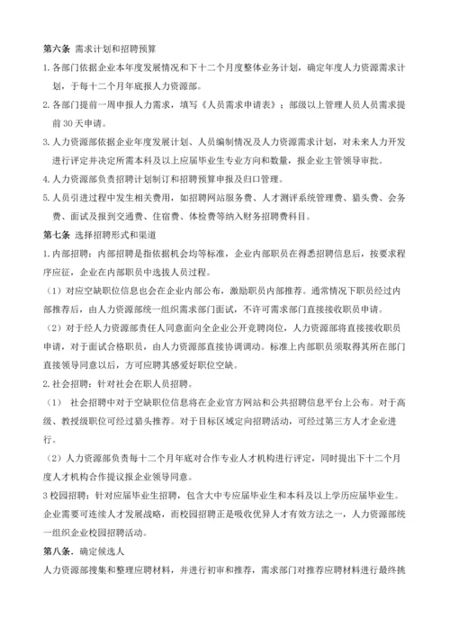 招聘管理核心制度.docx