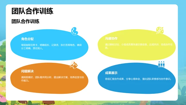 蓝色卡通风研学旅行PPT