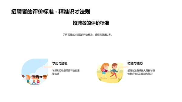 求职简历制作PPT模板