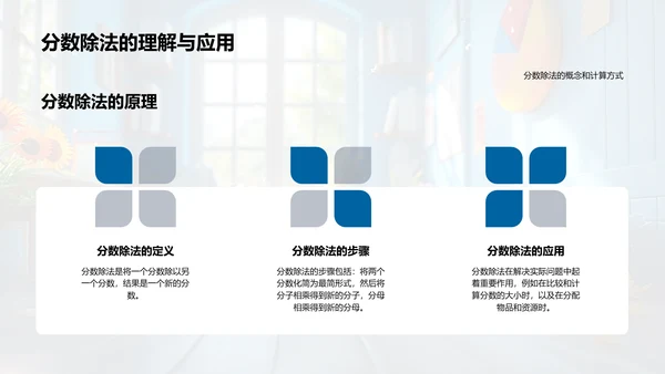 四年级分数学习PPT模板