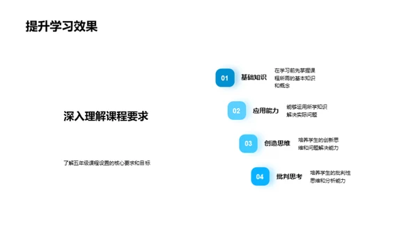 五年级全方位学习指南