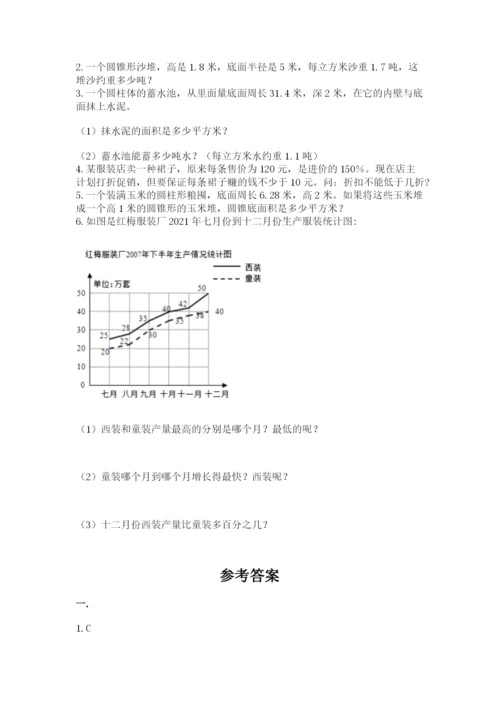 小学六年级升初中模拟试卷精品（考试直接用）.docx