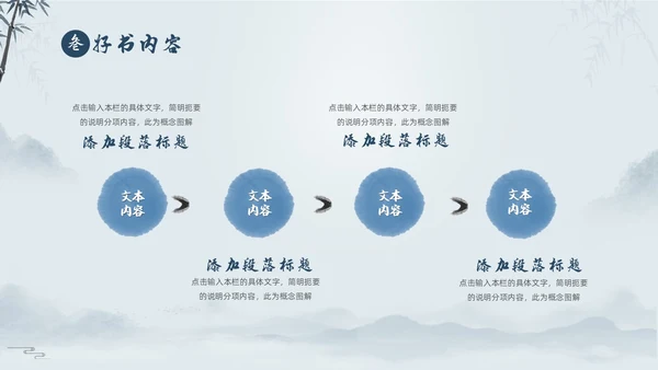 蓝色中国风好书分享好书推荐读书分享